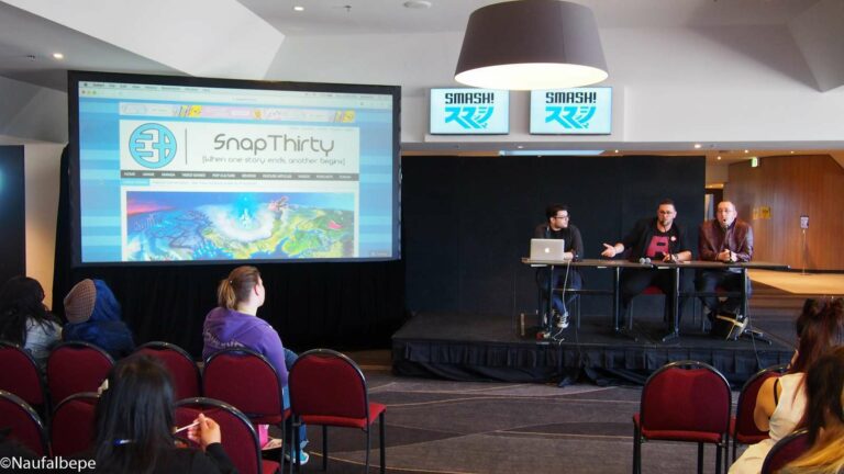 Panel jurnalistik pop culture oleh Snap Thirty