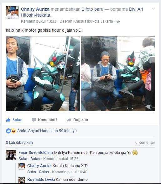 Potongan gambar dari postingan Chairy Auriza | Sumber: (klik foto)