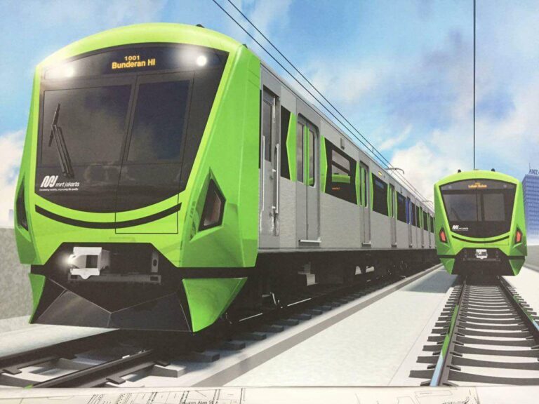 Gambar 6: Eksterior kereta MRT