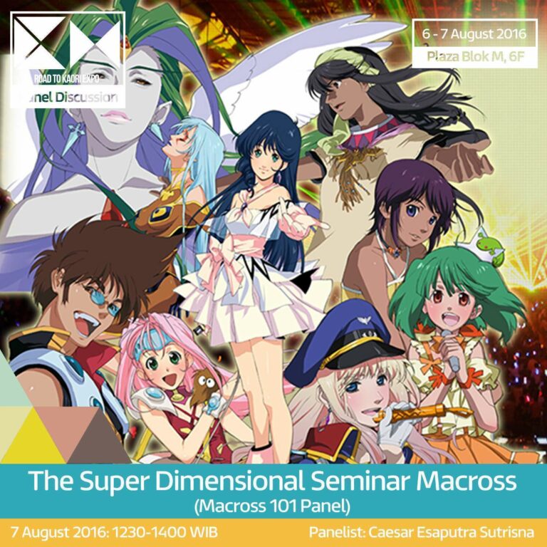 panel template macross road to kaori expo