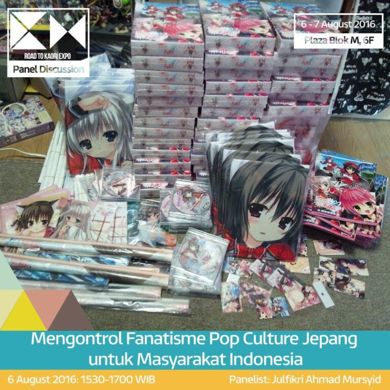 panel template mengontrol fanatisme road to kaori expo