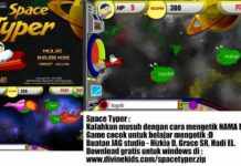 Bermain Bersama DivineKids: Space Typer