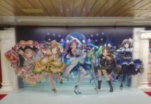 Dekorasi Idolm@ster Cinderella Girls Ramaikan Stasiun Shinjuku