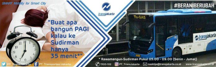berani-berubah-rawamangun-sudirman-35-menit-transjakarta