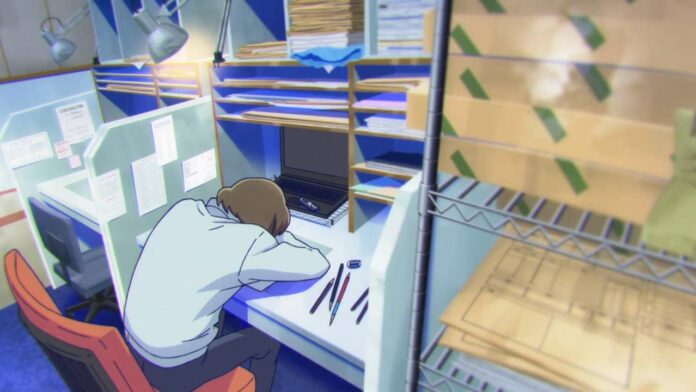 girlish-number-sleep-on-top-desk-japan