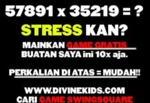 Bermain Matematika Bersama DivineKids: Swing Squares