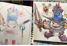 Staf Anime Macross Delta Ini Ubah Coretan Buatan Anaknya Menjadi Illustrasi Keren!