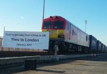 Kereta Api barang pertama dari Yiwu, Tiongkok tiba di London, Inggris | Sumber: railwaygazette.com (by: Yvonne Mulder)
