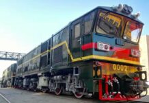 Lokomotif CKD7B Vintage pengiriman terbaru dari CRRC Dalian