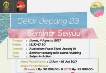 Seminar Seiyuu GJUI 23: Mengenal Lebih Dekat Para Seiyuu Indonesia