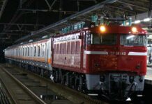 KLB kirim kereta E231-0 dari Akita menuju Dipo Higarashi-Tokorozawa | Foto: Satou Hiroki