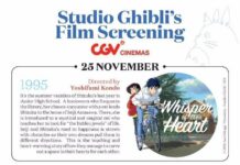 Sehari Saja! Whisper of the Heart Siap Diputar di CGV Cinemas Indonesia