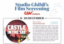 Awal Desember 2017, Laputa: Castle in the Sky Siap Diputar di CGV Cinemas Indonesia Selama 3 Hari