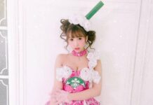 Amboi Sedapnya! Yua Mikami Berkostum Frappuccino Starbucks di Perayaan Halloween 2017!