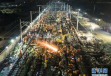 Bangun Jalur Untuk Stasiun Baru, Tiongkok Hanya Butuh Waktu 9 Jam! Tiongkok Hanya Butuh Waktu 9 Jam