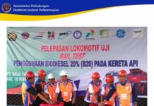 Pemerintah Dan KAI Uji Coba Lokomotif Berbahan Bakar Biodiesel Lokomotif Berbahan Bakar Biodiesel