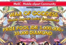 Sambut Mobile Legend Ladies Tournament “WAR OF GODDESS”!