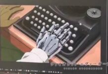 Mari Intip Sesi Penggambaran Mesin Tik di Anime Violet Evergarden