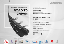 27 April, Nantikan Konser Classical Guitar Concert “Road To Japan”