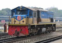 Lokomotif Class 2900 milik Bangladesh Railway buatan Hyundai Rotem (Wikimedia / Ifthekhar Omer)