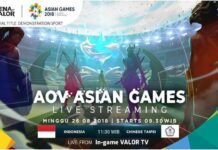 Dukung Tim Indonesia, Saksikan Live Streaming AOV Asian Games 2018!