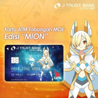 Tabungan Moe Kartu ATM Mion Idol Group Moe