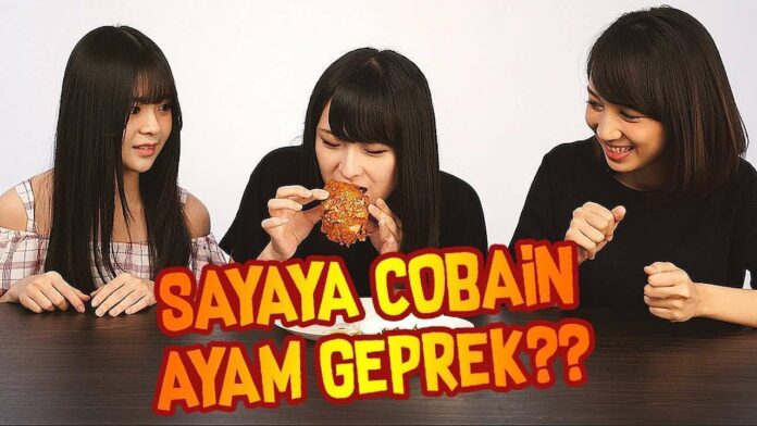 sayaya sayaya makan ayam geprek