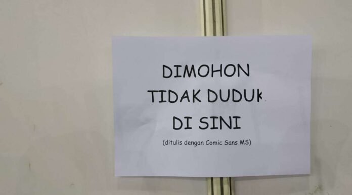 tidak boleh