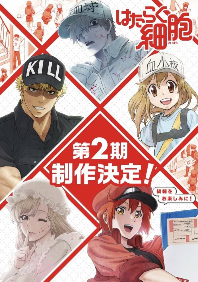 anime-hataraku-saibou!-season-2 Anime Htaraku Saibou! Season 2
