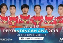 28 Juni 2019, Saksikan Live Streaming Pertandingan Tim Indonesia Melawan Chinese Taipei di Babak Grup AOV World Cup 2019! AOV World Cup 2019