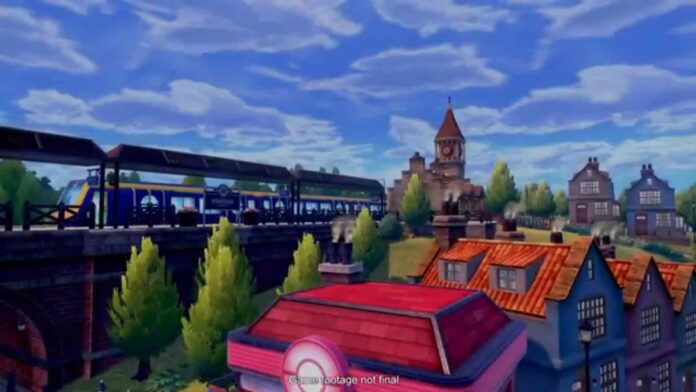 In Game Scene Pokemon S&S