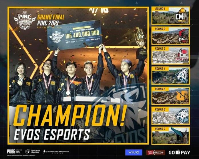 pinc 2019 evos esports