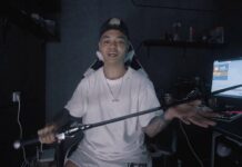 Keren! Reza “Arap” Oktovian Punya Pedang Kirito! pedang kirito