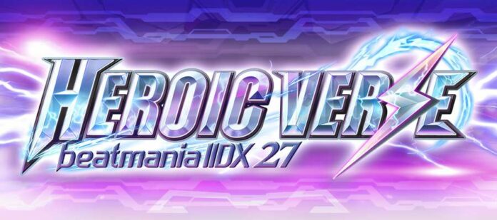 iidx27_title beatmania IIDX 27 HEROIC VERSE