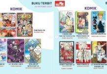jadwal terbit komik tanggal 16 oktober 2019