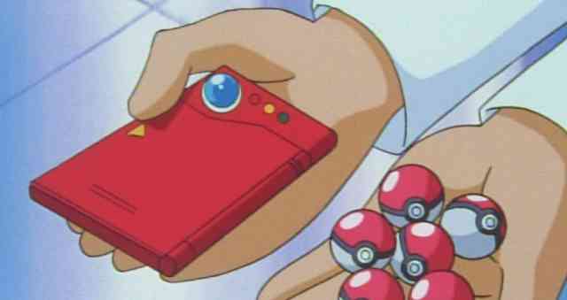Pokedex Pertama yang diterima Satoshi