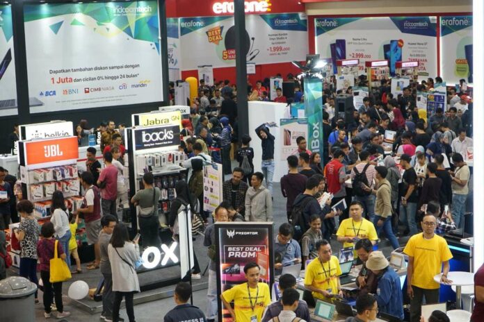 indocomtech 2019, pengunjung 3