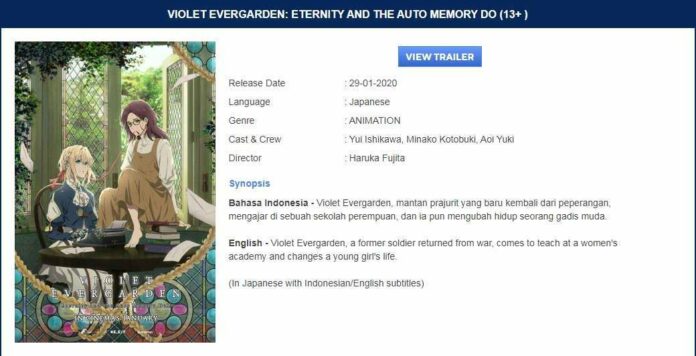 violet evergarden violet evergarden indonesia