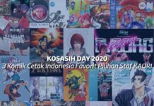 Komik Indonesia Cetak Favorit Staf KAORI Nusantara
