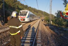 Kereta Regional Italia Tergelincir di Miramare