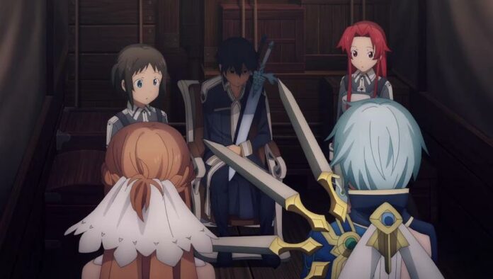 SAO ALICE WOU PART II (4) sao alicization war of underworld