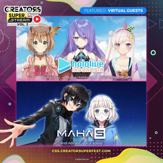 creators super stream vol. 2 vtuber