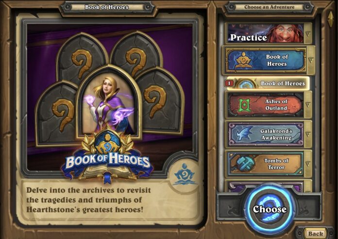 Hearthstone Book of Heroes Hearthstone