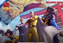 Sambut kolaborasi Free Fire X One Punch Man! one punch man x free fire
