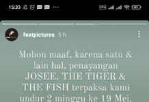 Film Anime Josee, the Tiger and the Fish Diundur Perilisannya
