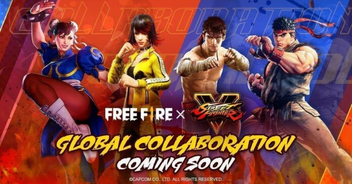 Free Fire x Street Fighter V Street Fighter V x Free Fire