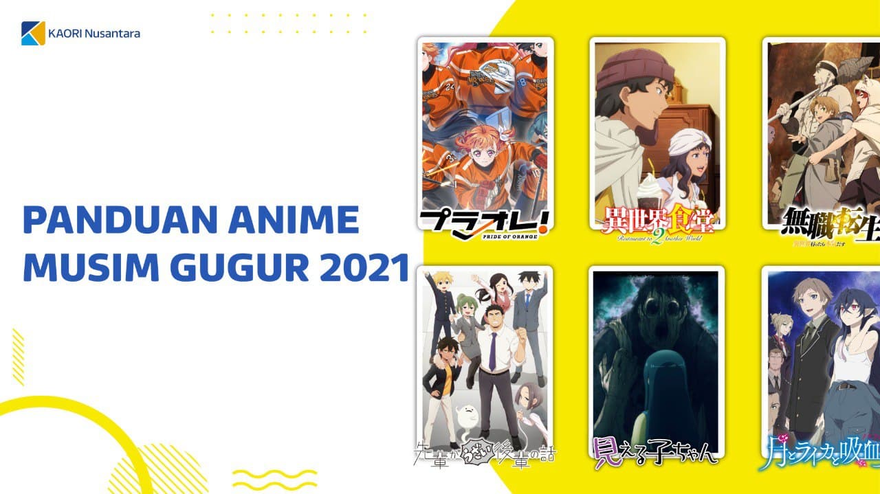 panduan anime fall 2021