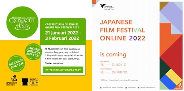 japanese film festival Japan Foundation CROSSCUT ASIA Delicious! Online Film Festival festival film jepang