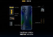 Perdana, realme kolaborasi dengan Free Fire di realme 9 Pro+ Free Fire Limited Edition, Gabungkan Desain dan Performa free fire