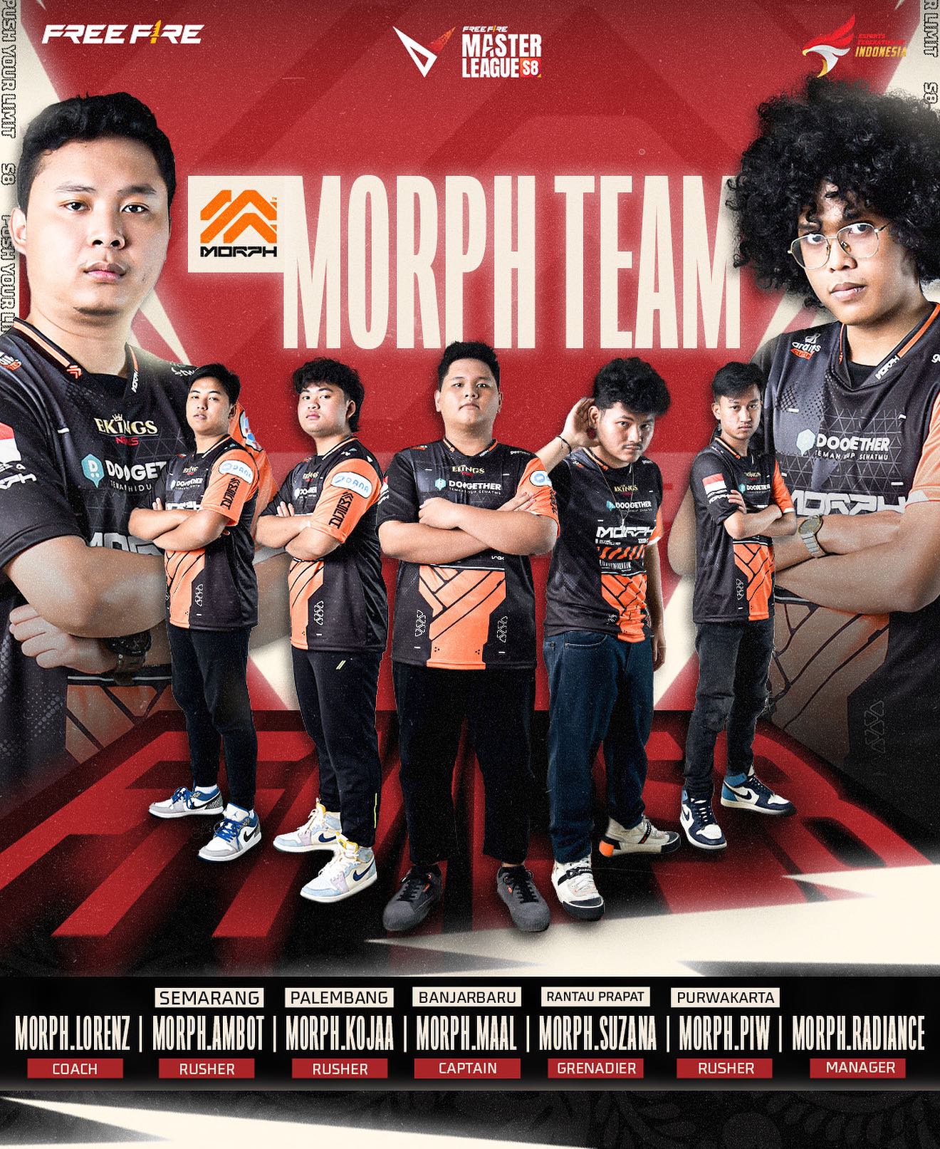 free fire ffml season 8 morph team
